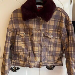 Retro cropped light seasonal jacket